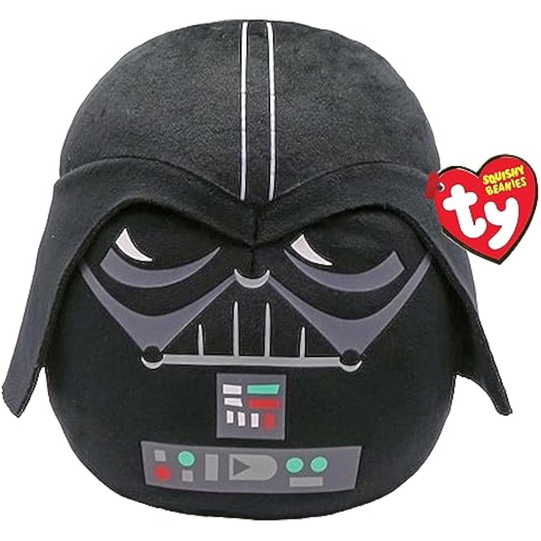 TY Darth Vader Disney Star Wars Squish-A-Boos 10 Inches, Licensed Beanie Baby Soft Plush Toy, Collectible Cuddly Stuffed Teddy