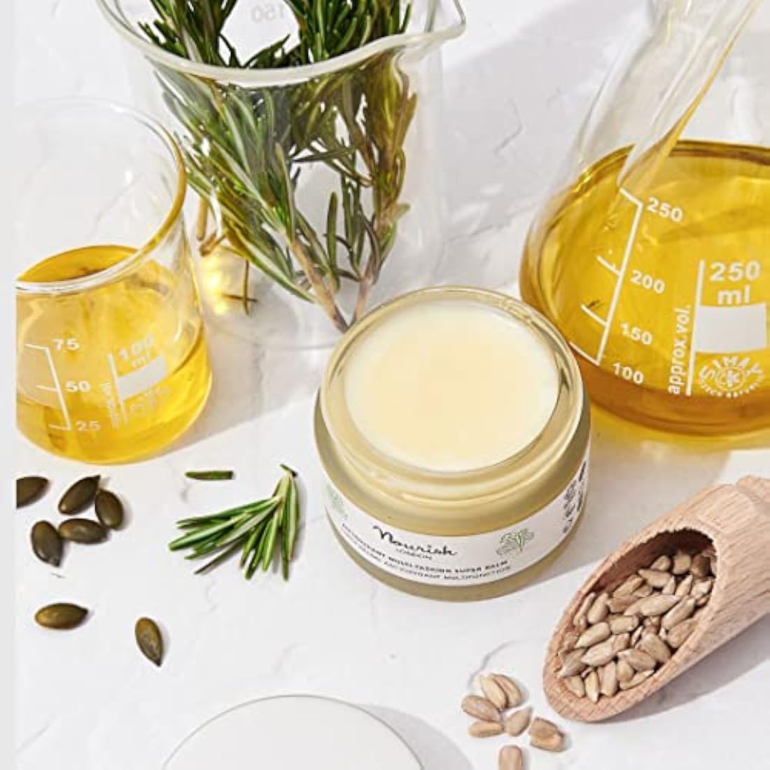 Nourish London Antioxidant Multi-Tasking Super Balm 50ml | All-in-One Anti Ageing Beauty Balm | Natural Plant Oils | Cruelty-Free | 100% Vegan