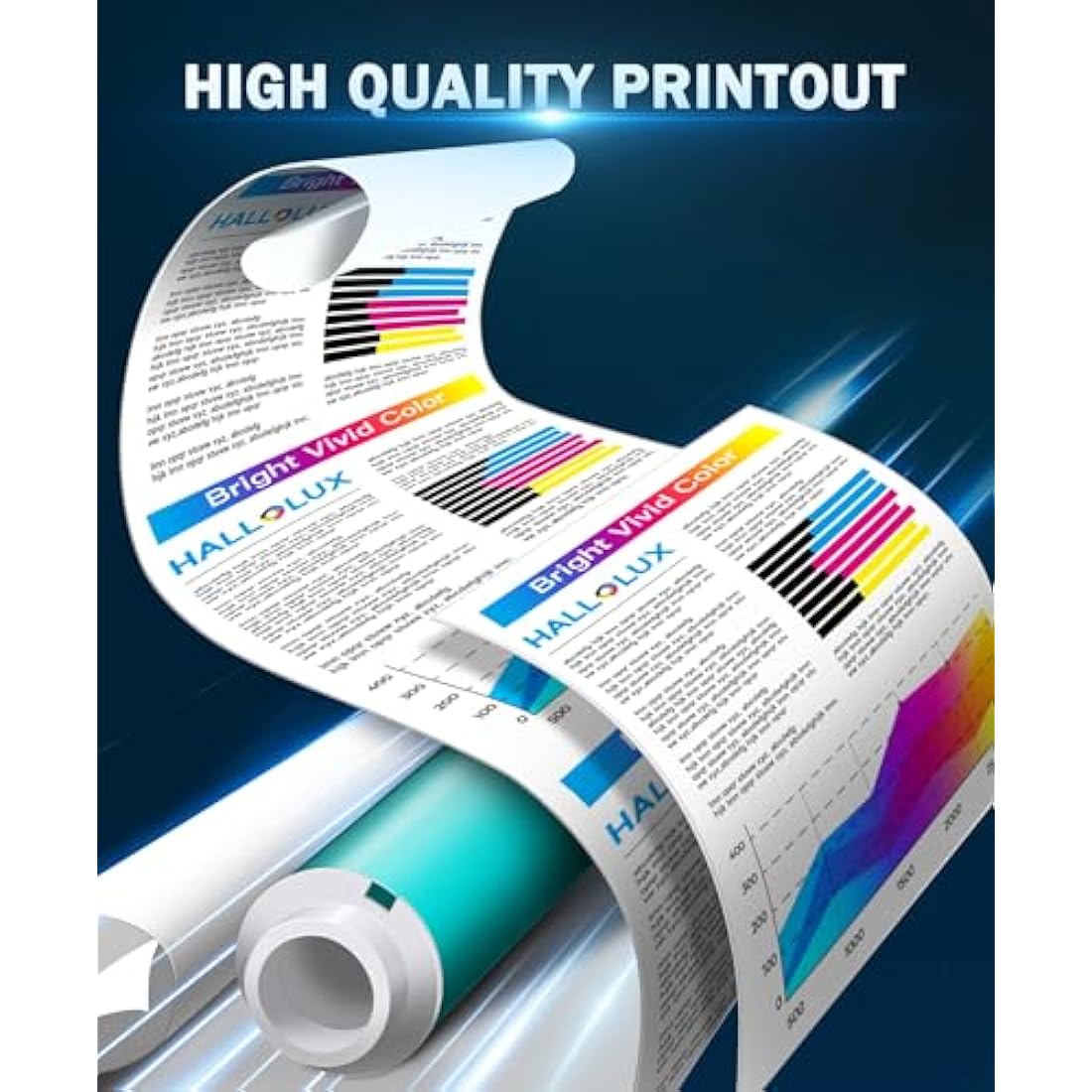 TN247 Toner Cartridge Compatible with Brother TN-243CMYK TN-247 Toner for Brother MFC-L3750CDW MFC-L3770CDW MFC-L3710CW DCP-L3550CDW DCP-L3510CDW HL-L3210CW HL-L3230CDW (Black, Cyan, Magenta, Yellow)