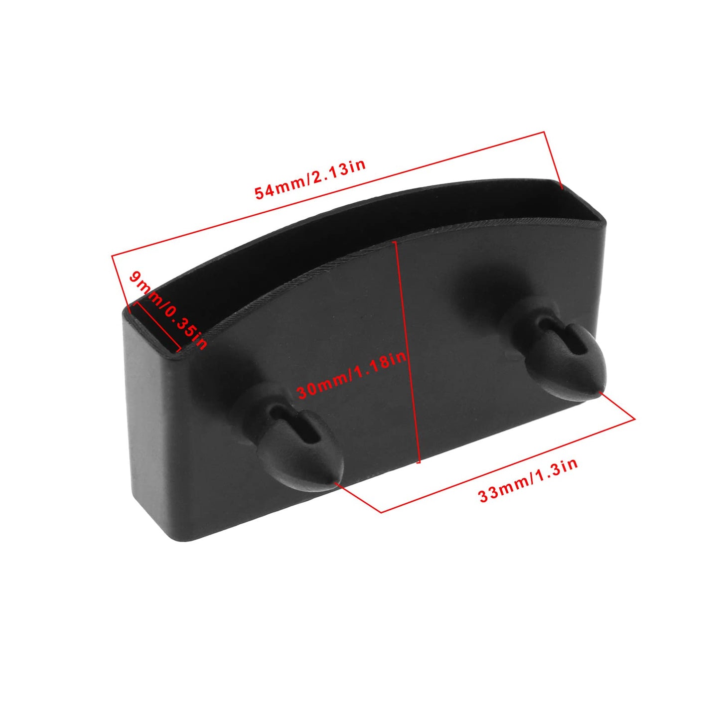 EMSea 50PCS Bed Slat End Caps Bundles Plastic Holders 2 Pins Sides Centre Ends Fixings for Securing Metal Beds Leather Beds Wooden Beds Sofa Beds