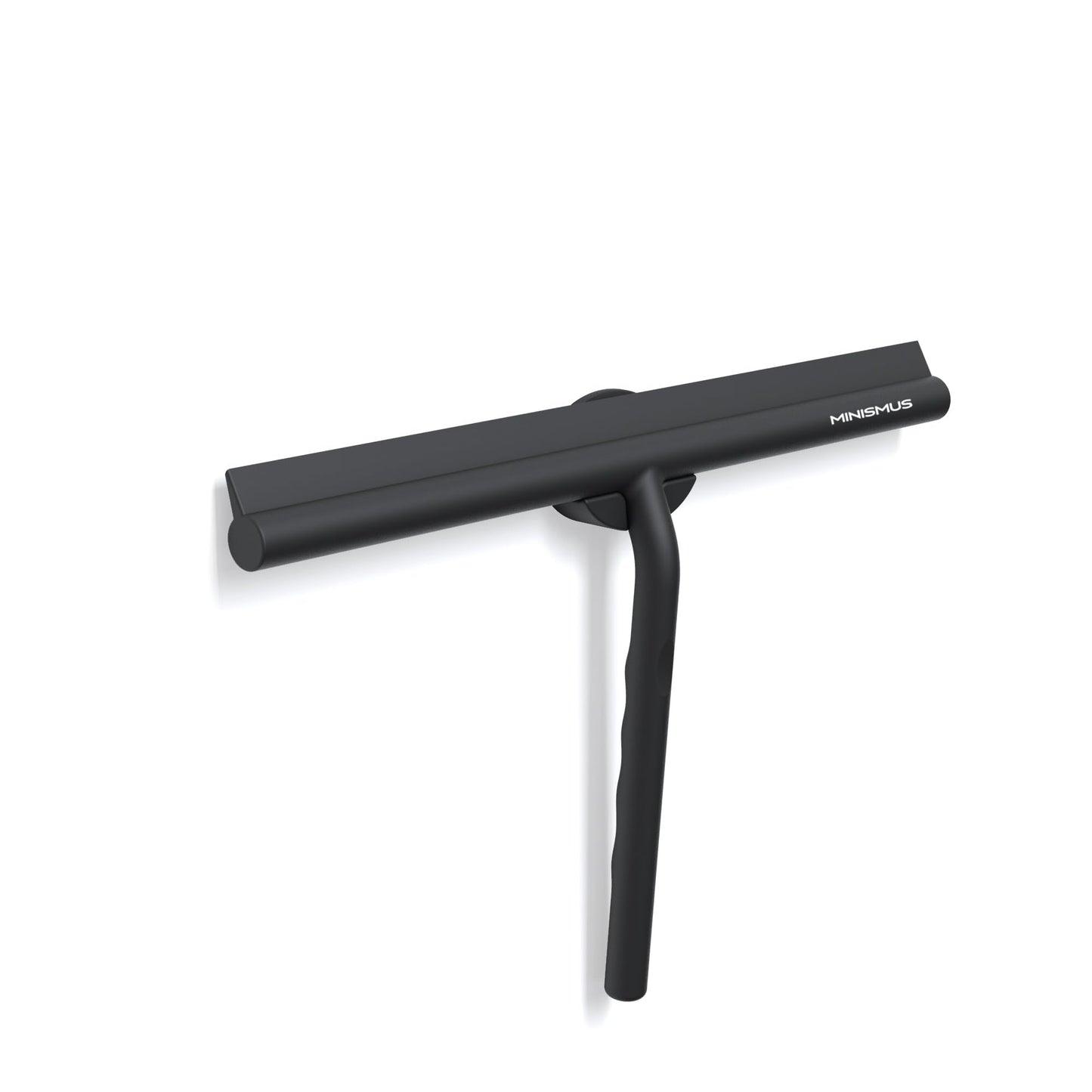 Minismus Shower Squeegee - Squeegee for Shower, Bathroom, Tiles, Mirrors, Windows - Includes Magnetic Holder No Drilling Required - Modern Design in