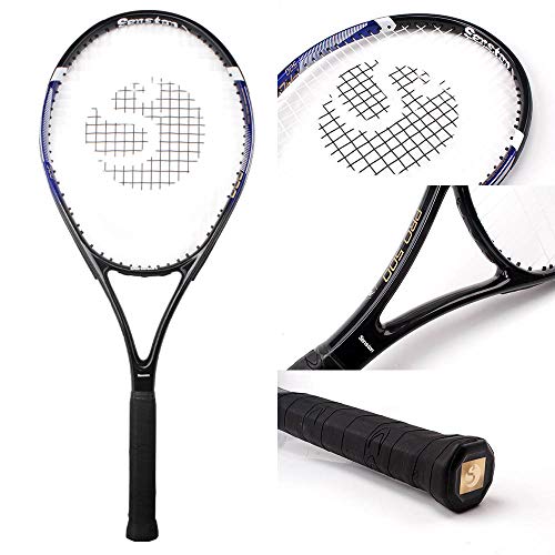 Senston Tennis Racket 27'' for Adults Aluminum Alloy Tennis Racquet Set with Premium Carry Case, Including 1 Overgrip + 1 Vibration Dampeners