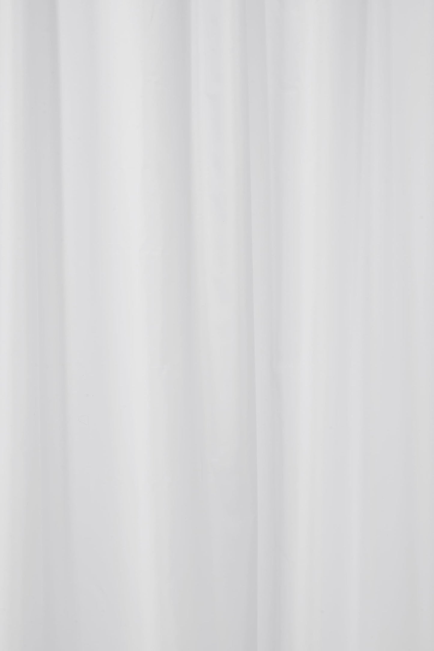 Croydex Professional Plain White Water-Resistant Textile Shower Curtain 2000 X 2000mm