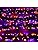 Christmas Concepts® 500 6M/20FT Orange/Purple LED Cluster Lights with 8 Function Controller - Indoor/Outdoor - Energy Efficient A++ - Christmas Lights
