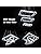 Modern Crystal Chandeliers LED Square Rings Pendant Lights Adjustable Height Ceiling Lamp for Dinning Room Bedroom Kitchen (Cool White,Silver)