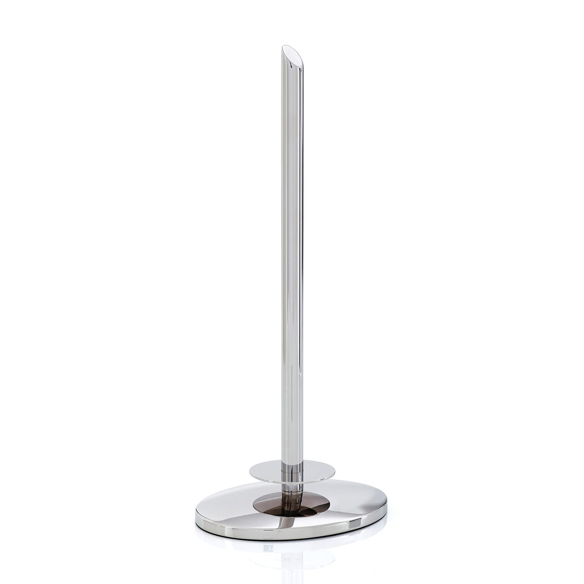 Robert Welch Oblique Free Standing Toilet Roll Holder. Made from stainless steel. EASY CLEAN. 25-YEAR GUARANTEE.