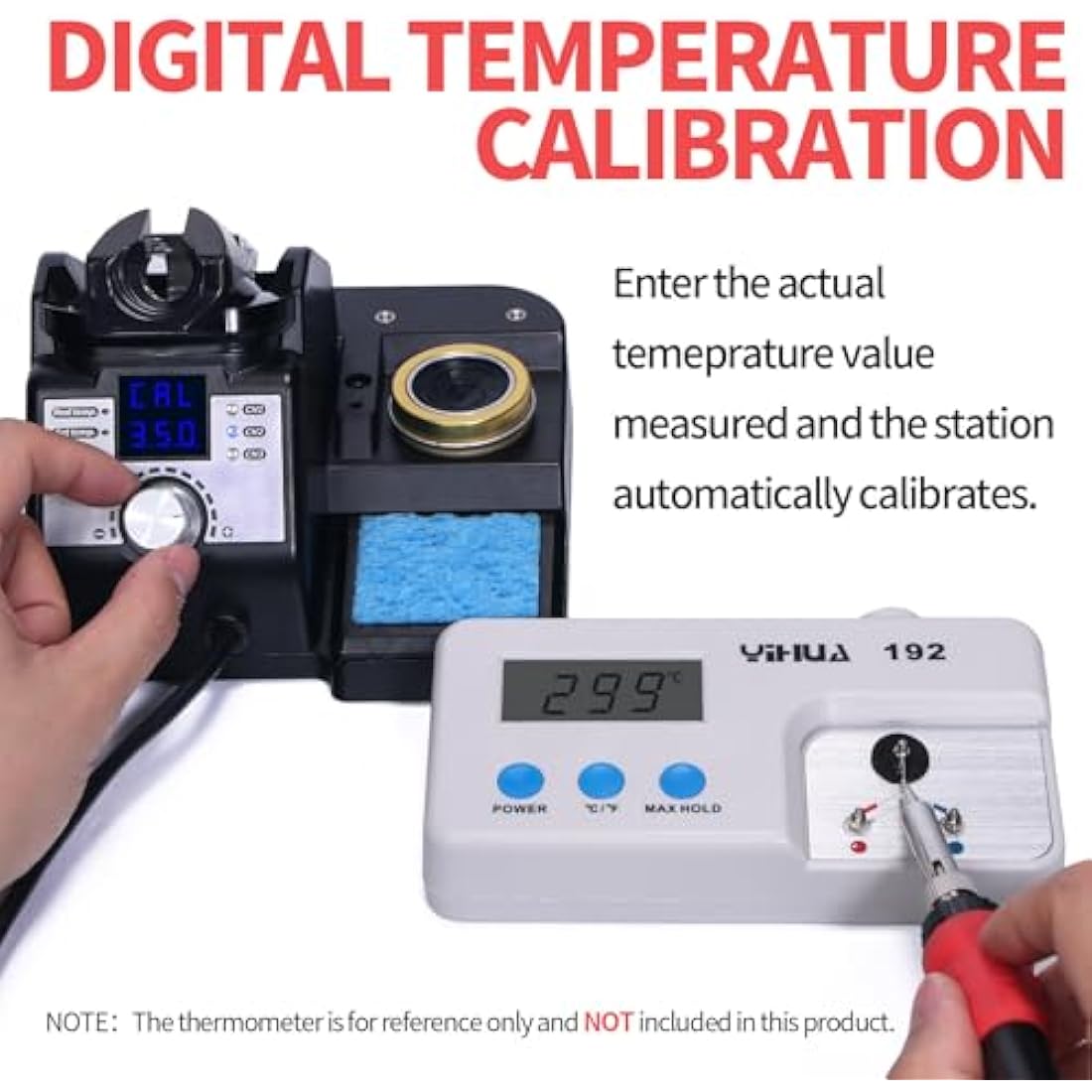 YIHUA 926LED-IV EVO 110W Soldering Station 90~480°C Soldering Kit with 4 Helping Hands, 1 Magnifier with LED, Solder Wire Dispenser, 3 Extra Soldering Tips, 35g Lead-Free Solder Wire(UK Plug)