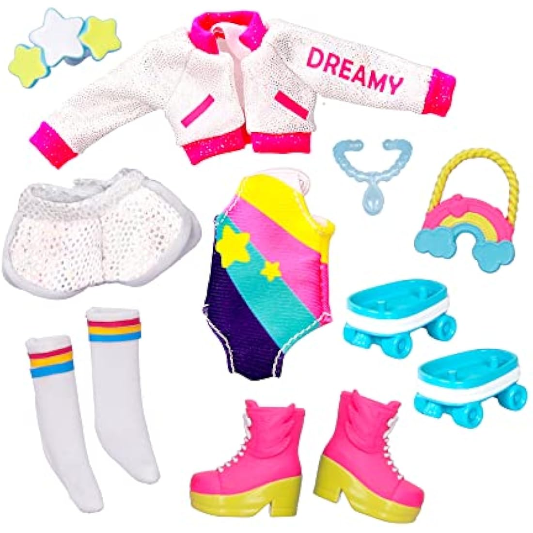 BFF BY CRY BABIES Dreamy & Rym - Deluxe Pack Includes the exclusive articulated Dreamy doll and her unicorn Rym-Gift Toy for Girls and Boys +3 Years