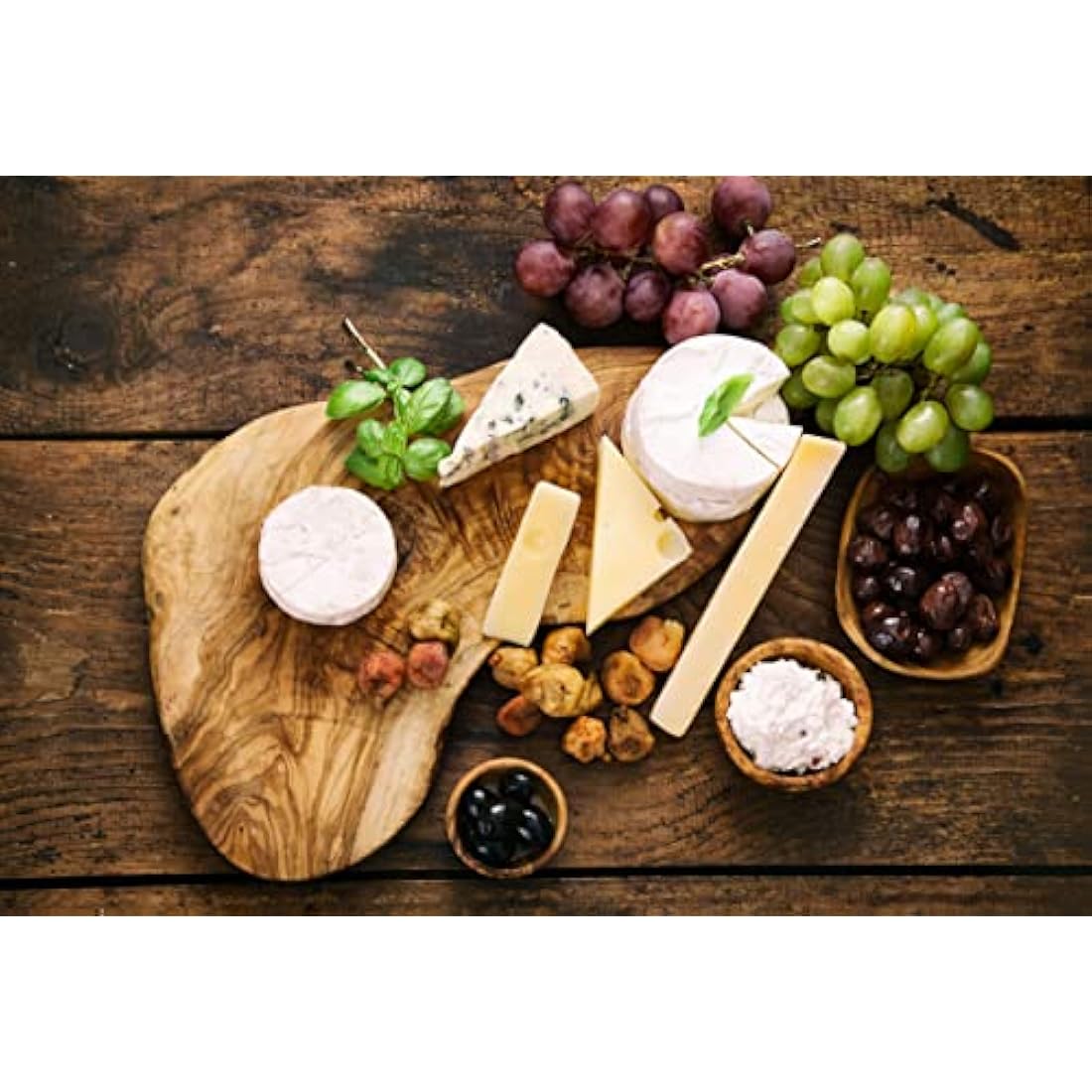 Cleminson 40 x 20 cm Olive Wood Chopping, Serving and Antipasti Board