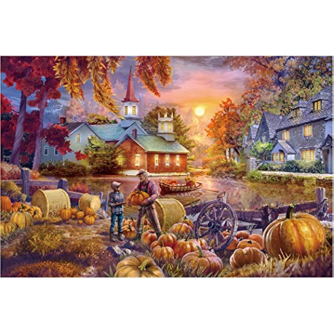 Tektalk 1000 Piece Puzzles for Adults Jigsaw Puzzles for Adults (Harvest)