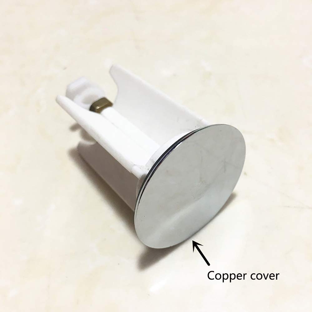 fuxunamz Universal 40mm Pop-Up Plug Replacement, Height Adjustable, Brass, Rubber, Plastic, Rust Proof, Seal, Bathroom, House Sinks, Bidets