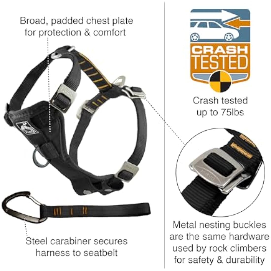 Enhanced Strenght Tru-Fit Smart Harness, Purple, Medium