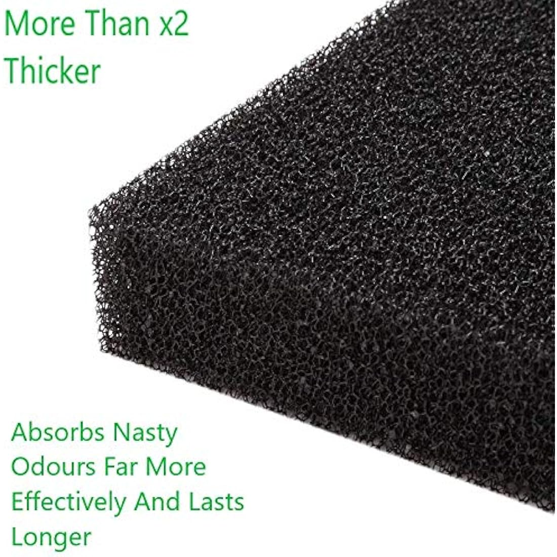 Activated Carbon Odour Filter For Joseph & Joseph Food Waste Caddy And Bins - Replacement Filters For Joseph Joseph Kitchen Compost Bin - Fits Perfectly in all Joseph Joseph Bins And Caddy - 6 PACK