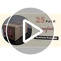 RLAVBL 25 Pack 153x102x76 mm (6x4x3 in) Shipping Boxes Small Brown Corrugated Cardboard Box for Packing Mailing