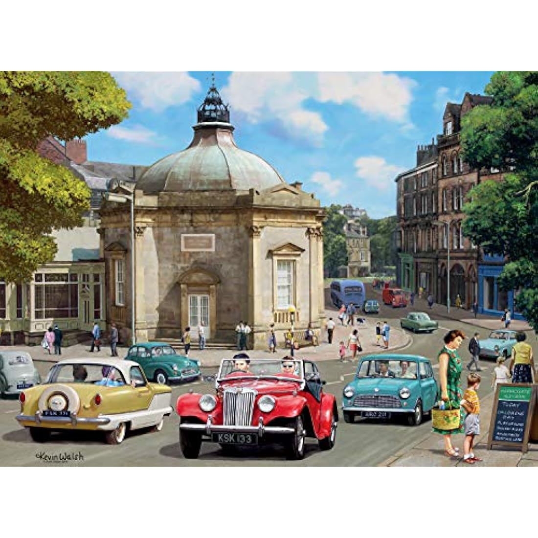Ravensburger Happy Days Collection No.1 Look North 4x 500 Piece Jigsaw Puzzle for Adults and Kids Age 10 Years Up
