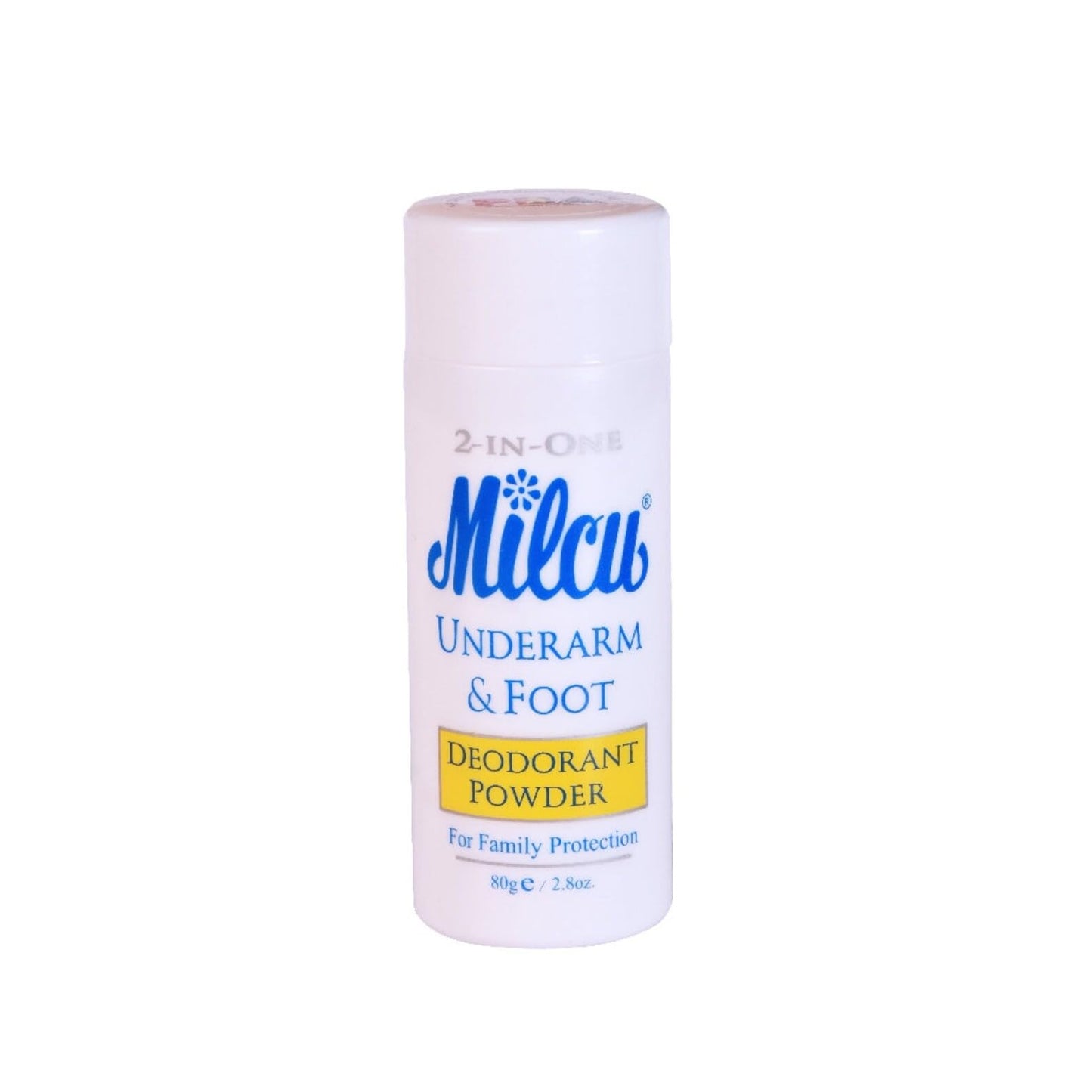 Milcu Underarm & Foot Deodorant Powder 80 Grams Large Size by Milcu