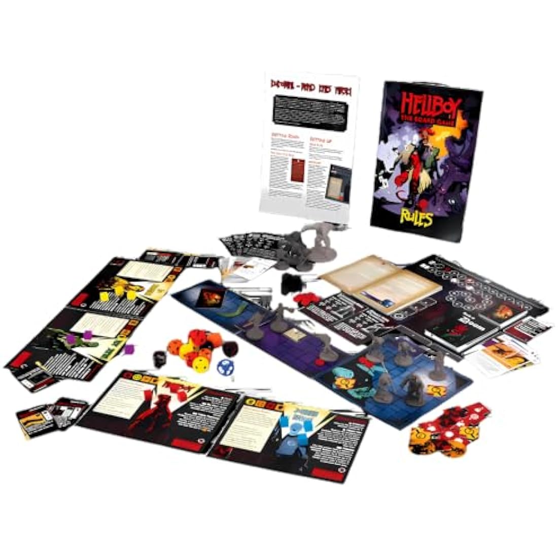 Mantic Games MGHB101 Hellboy: The Board Game, Mixed Colours