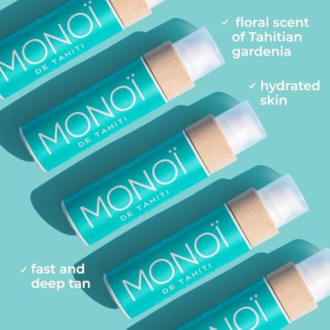 COCOSOLIS MONOI Accelerator - Organic Tanning Oil with Vitamin E & Monoi de Tahiti Oil for a Fast Intensive Tan - Tanning Enhancer for a Chocolate Tan - Nourishing Body Lotion (200)
