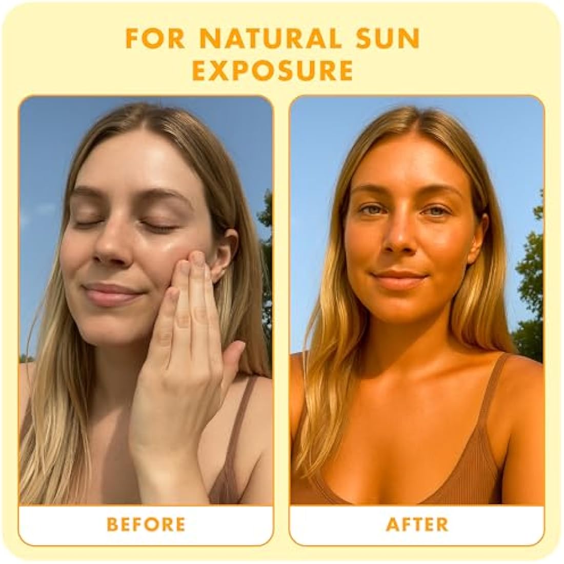 Zhuzh! Tan Accelerator Refill - Large Bottle with Shea Butter - Non Greasy Sun Cream Suitable for Sunbeds - Family-Friendly Tanning Accelerator for a Natural Glow