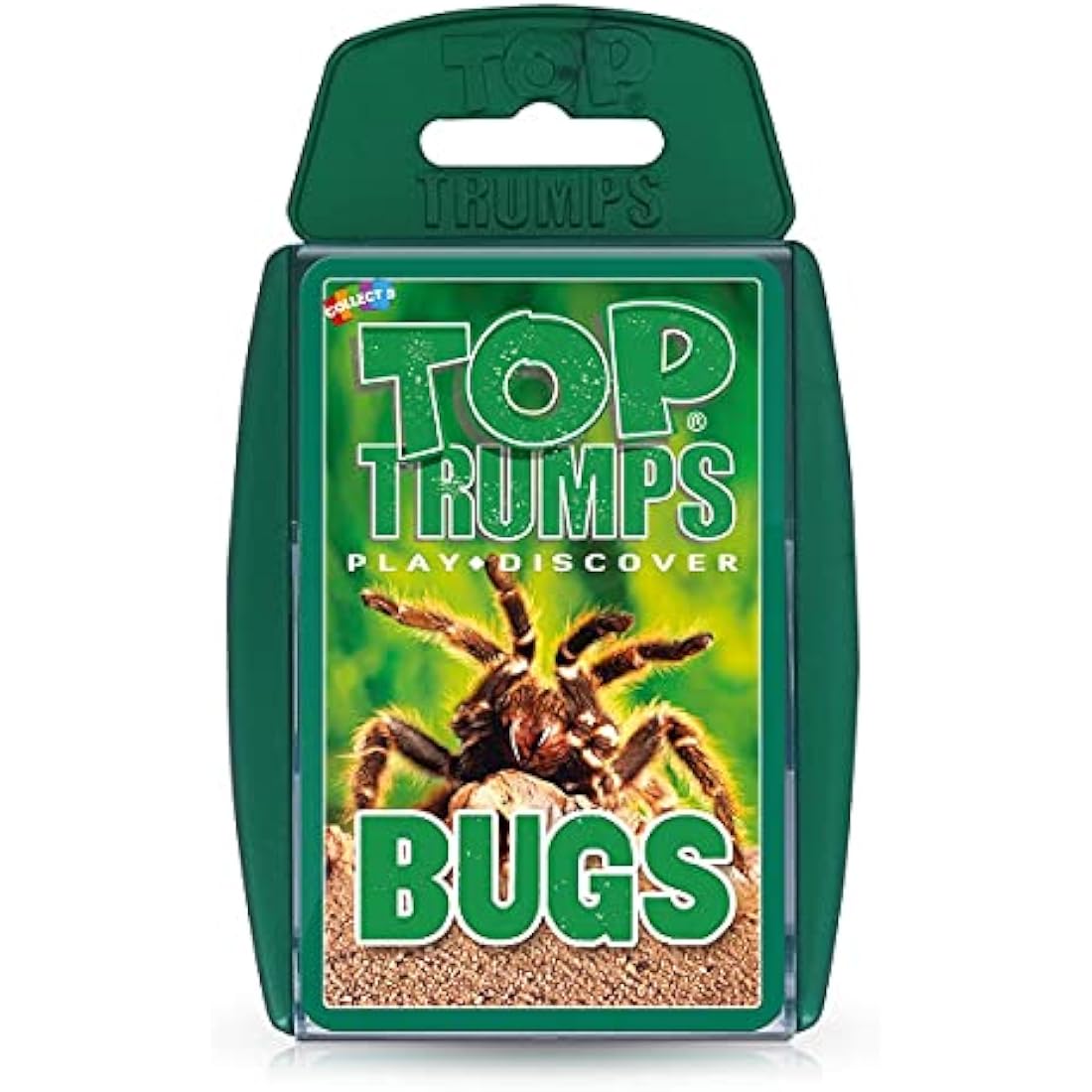 Top Trumps Bugs Classic Card Game, learn facts about the Black Widow, furry Tarantula, Praying Mantis and the Ladybird in this educational packed game, gift and toy for boys and girls aged 6 plus