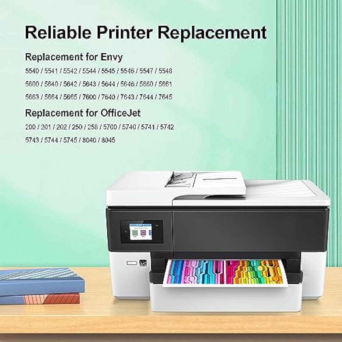 Salols 62XL Ink Cartridges Replacement for HP 62 Ink Cartridges Twin Pack for HP62 Genuine Black and Tri Colour 62 XL for HP Envy 5540 5640 5546 5544 5644 5541 OfficeJet 250 200 5740 Packing May Vary