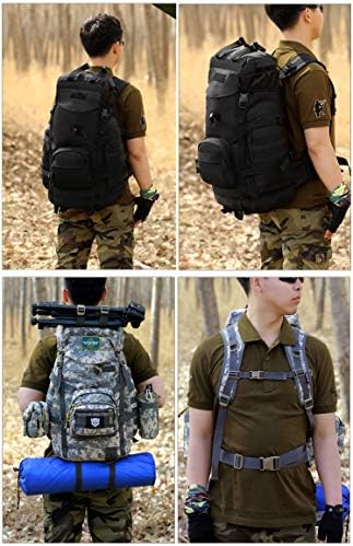 YUHAN Tactical Backpack, 60L Hiking Backpack Military Army Combat Rucksack MOLLE Trekking Rucksack Trekking Backpack