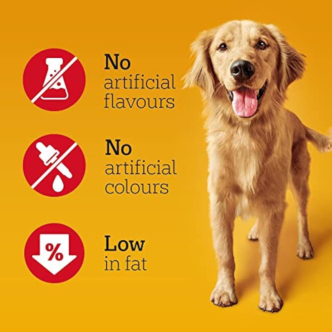 Pedigree Rodeo 84 Sticks, Dog Treats with Chicken - no artificial Colours or Flavours providing tasty Nutrients, Vitamins, Minerals and Omega 3, Pack of 12 (12 x 7)