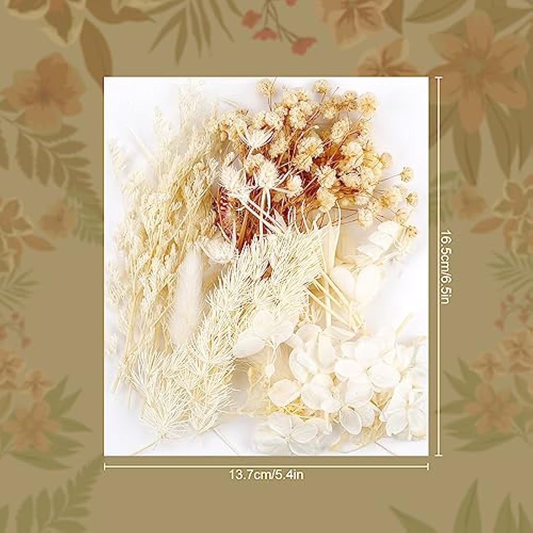 Decorative Artificial Dried Flowers - Natural Everlasting Floral Bundle(Style A)