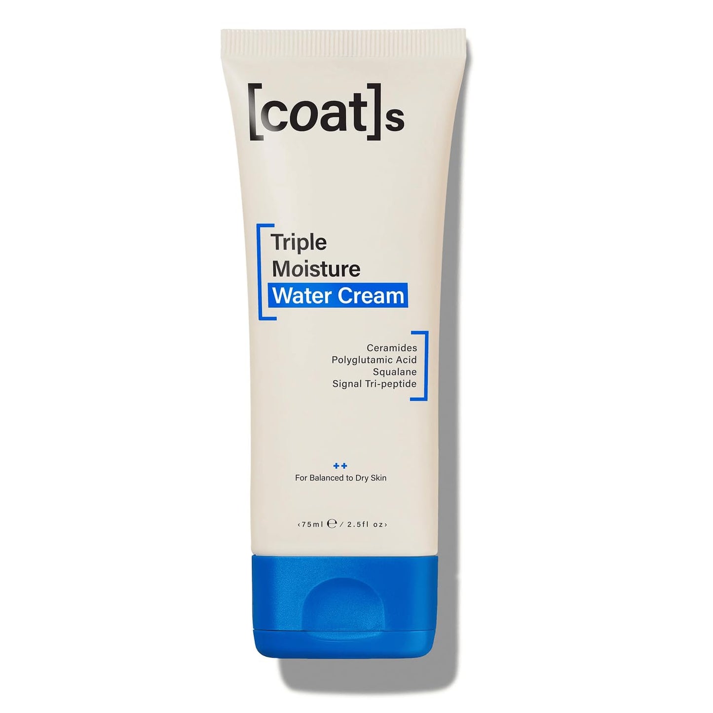 Coats Triple Moisture Water Cream ? Lightweight, Oil-Free Face Moisturizer ? Protects the Skin Barrier for Long-Lasting Hydration ? Dermatologically