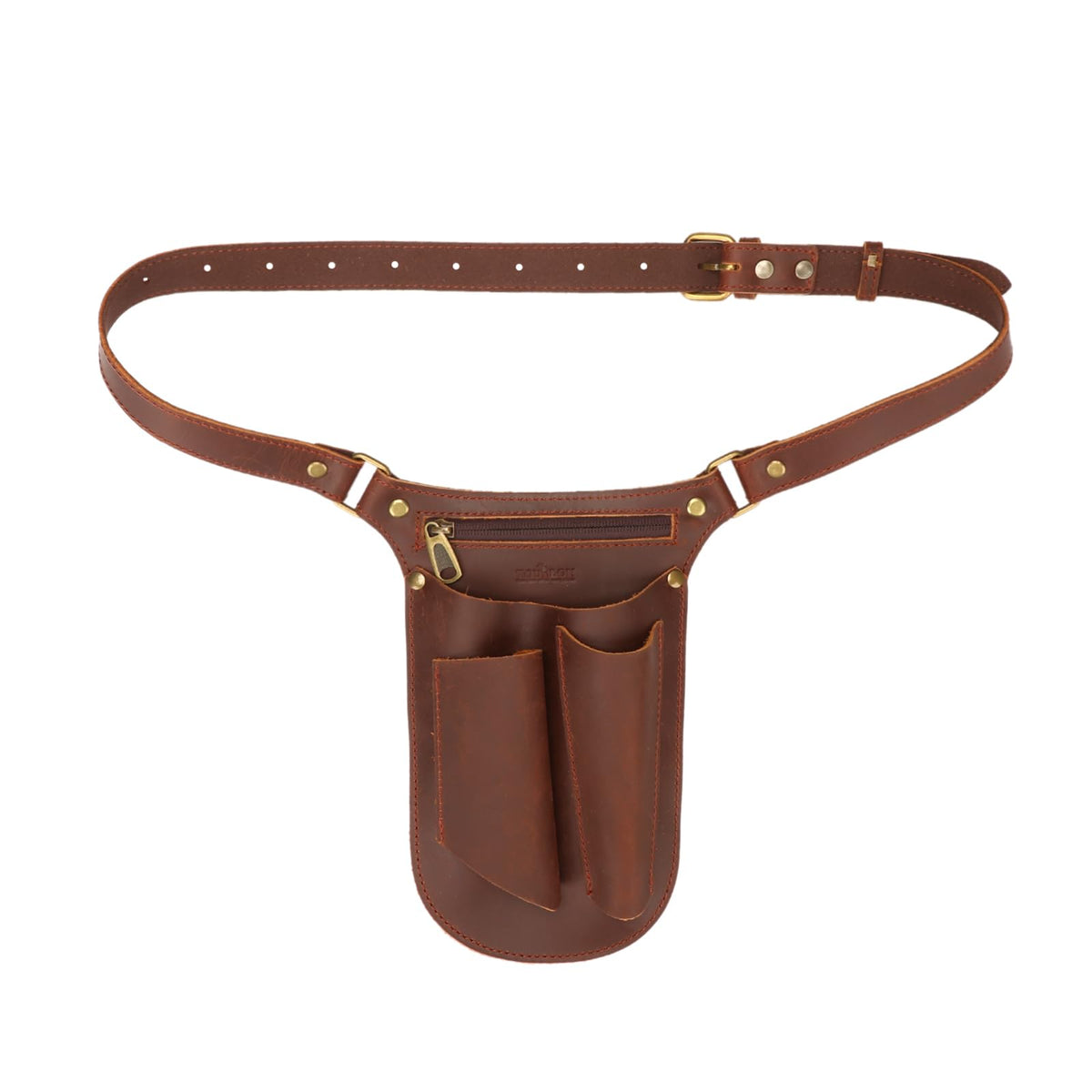 TOURBON Genuine Leather Garden Tool Belt for Men Women Gandening Pouch Florist Organizer Gardener Bag