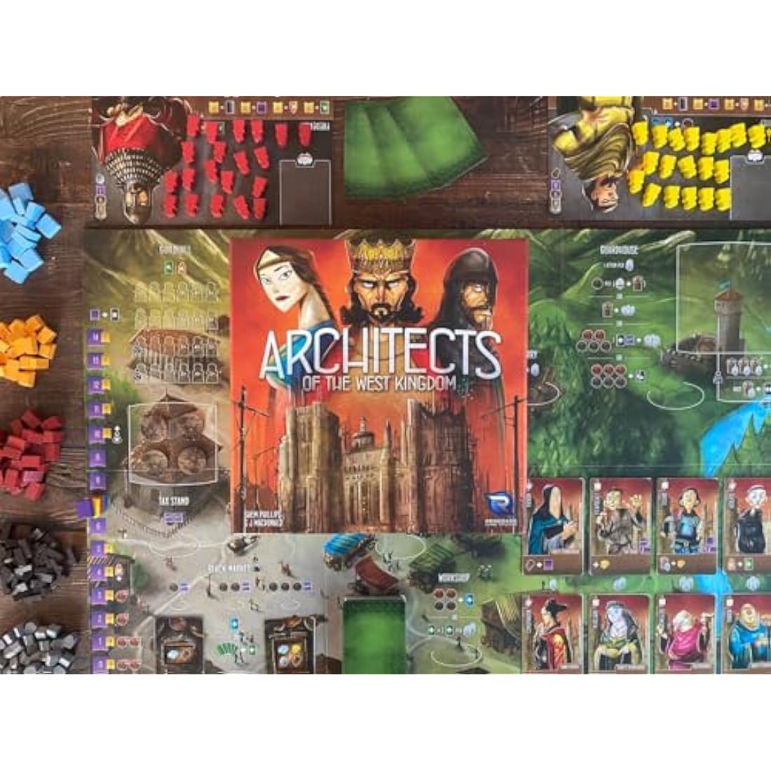 Renegade Game Studio | Architects of the West Kingdom | Board Game | Ages 12+ | 1 to 5 Players | 60 to 80 Minutes Playing Time