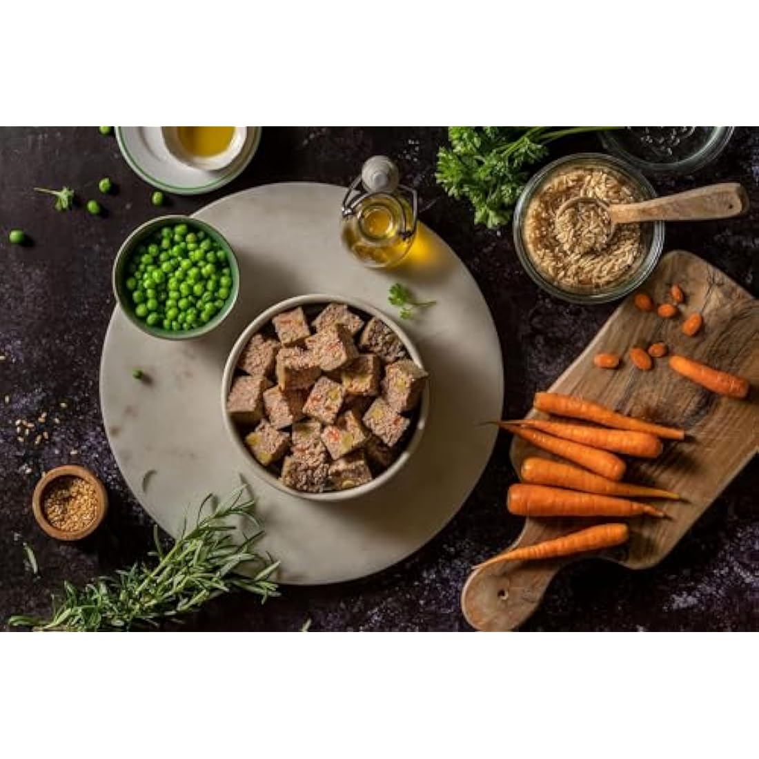 Forthglade Wet Dog Food (18 x 395g Trays) - Wholegrain & Hypoallergenic Dog Food, Turkey with Vegetables and Brown Rice, Adult Stomach Sensitive Meals with Natural Ingredients