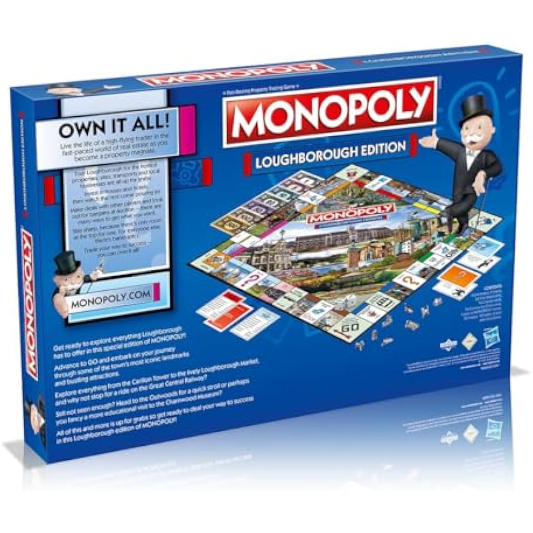Winning Moves Loughborough Monopoly Board Game, Tour around the board, buy, sell and trade your way to success, makes a great gift for ages 8 plus