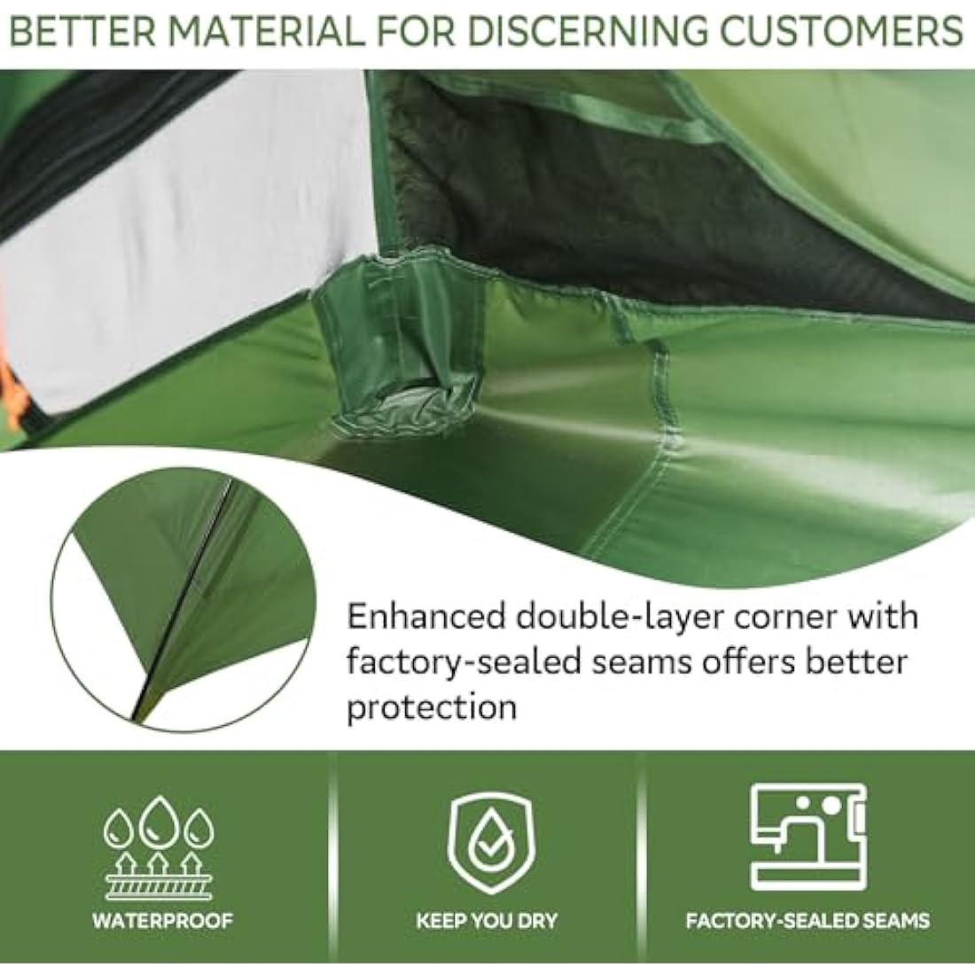 Clostnature Crux Lightweight Camping Tent - 1/2/3/4 Man Tent, Waterproof & Windproof 3 Season Tent, Double Layer, Compact Easy Setup Design for Hiking, Backpacking, Festivals, Family Camping, Outdoor