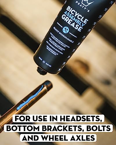 Peaty's General Bicycle Assembly Grease (400g) Readily Biodegradable Easy Application,High Performance,Long Lasting Under Extreme Loads - Great for All Bike Builds and Maintenance