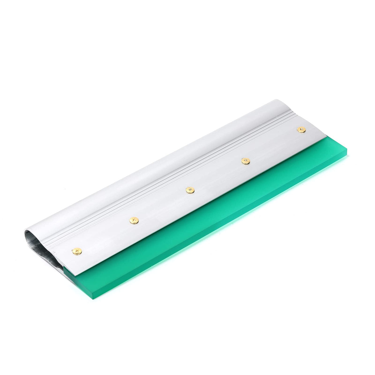 14 Inch Screen Printing Ink Squeegee with Aluminum Handle, 75 Durometer, Flat Squeegee for DIY Hand Printing, Flat Patterns