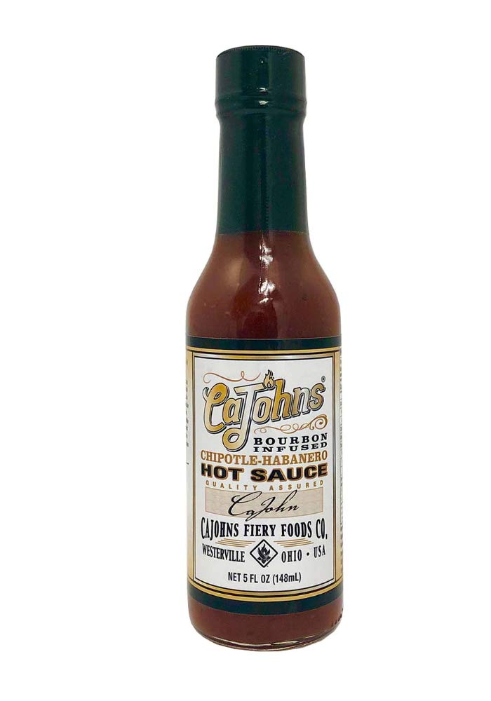 Cajohn's Bourbon Infused Chipotle Habanero Hot Sauce