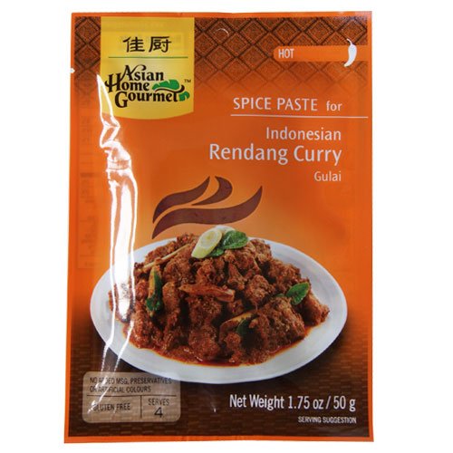 Asian Home Gourmet Indonesian Rendang Curry Paste - 12 x 50g