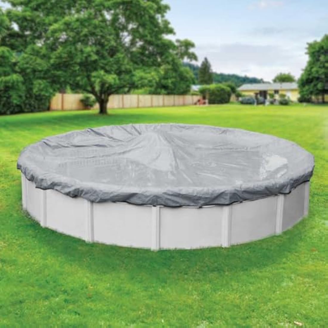 Robelle 3024-4 Pool Cover for Winter, Ultra, 24 ft Above Ground Pools