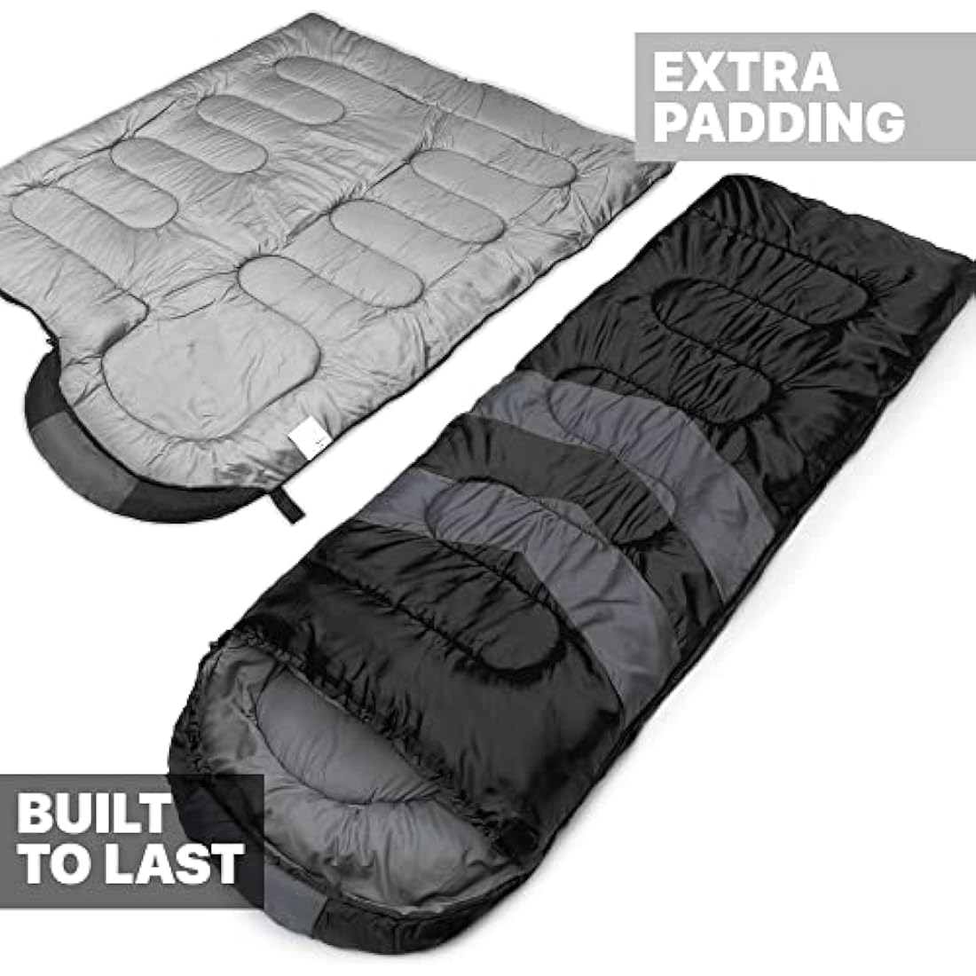 MalloMe Sleeping Bags for Adults & Kids Sleeping Bag 3-4 Season - Ultralight Backpacking Sleeping Bag Cold Weather & Warm, Lightweight Compact, Single Adult Girls Boys Winter Sleep Camping Accessories