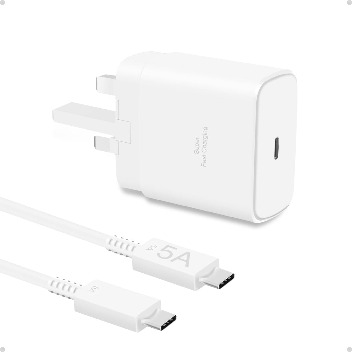 45W Super Fast Charger for Samsung,Gcstnn USB C Plug for Galaxy S25 Ultra/S25+/S25/S24 Ultra/S24+/S24/S23/S22/S21/A56,A55,A54,A36,A26,A16,Z Fold 6/
