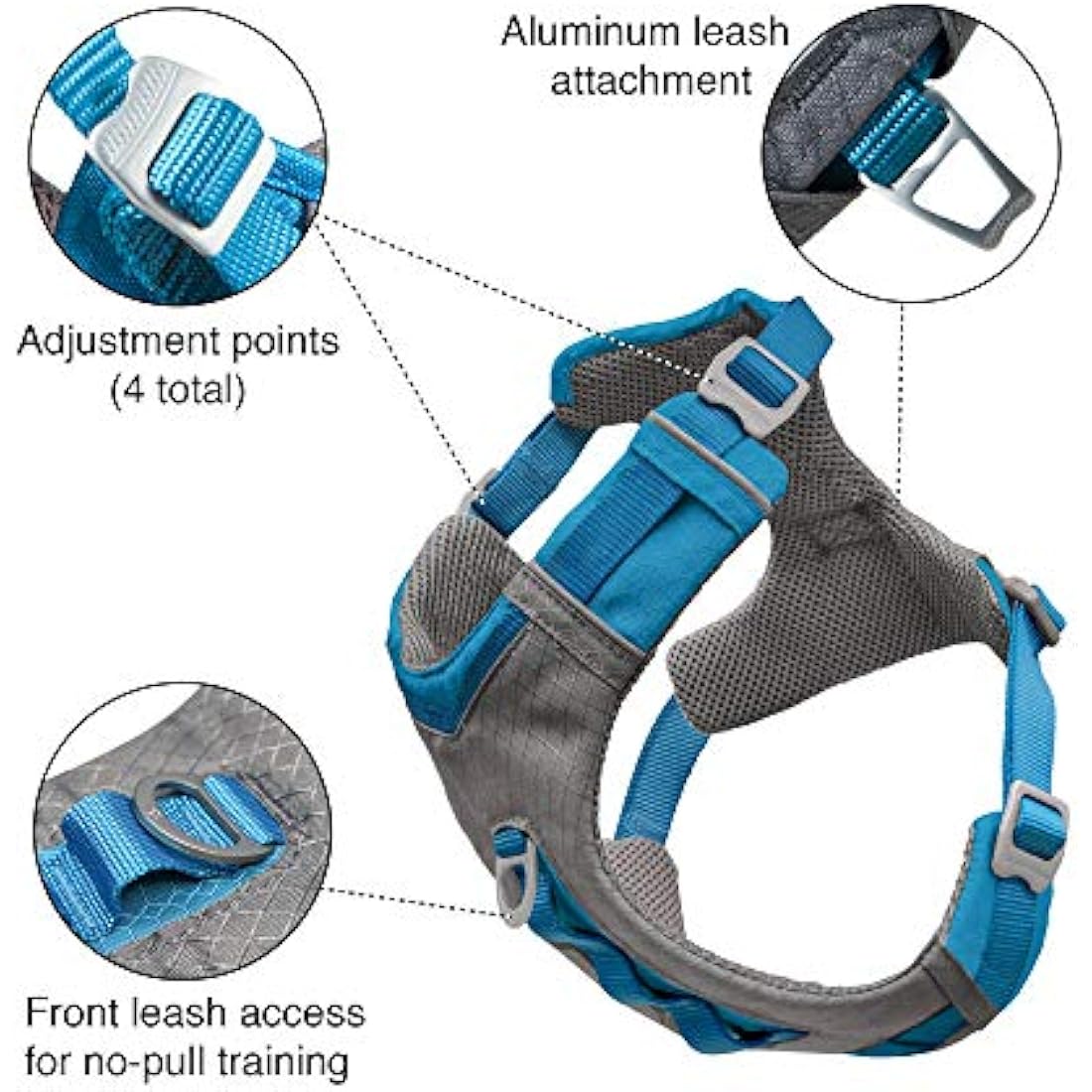 Kurgo Journey Air Harness, Coral, L