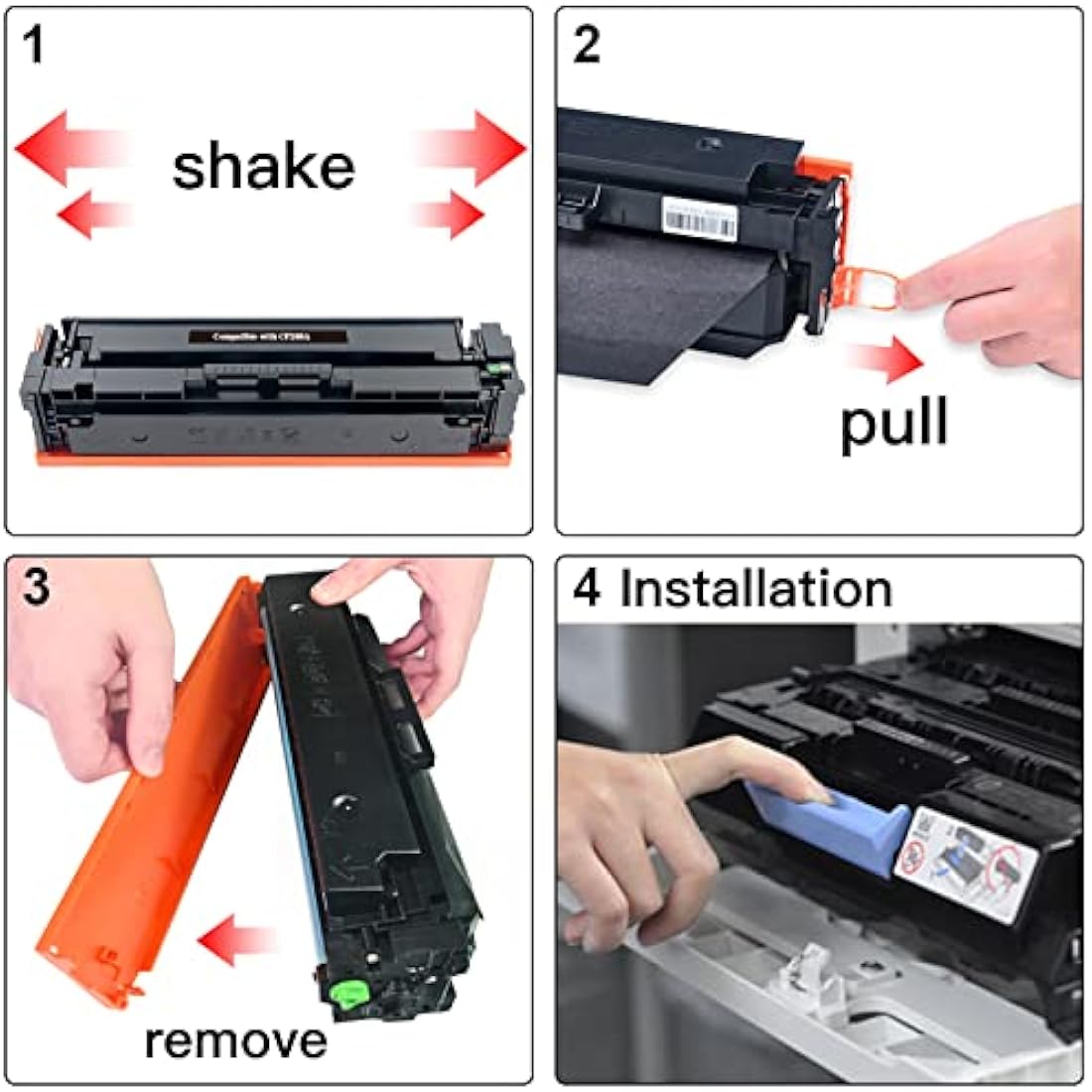 BeOne 2X 80X CF280X 80A CF280A Toner Cartridges Compatible for LaserJet Pro 400 M401a M401d M401dn M401dne M401dw M401n M425dn M425dw Printers (2 Black)