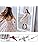 ER 13ft/4M Led Vanity Mirror Lights Kit Bendable NO Need to Cut Vanity Make-up Mirror Cloakroom Adjustable Flexible Strip Light Table Set with Dimmer and Power Supply Mirror Not Included…