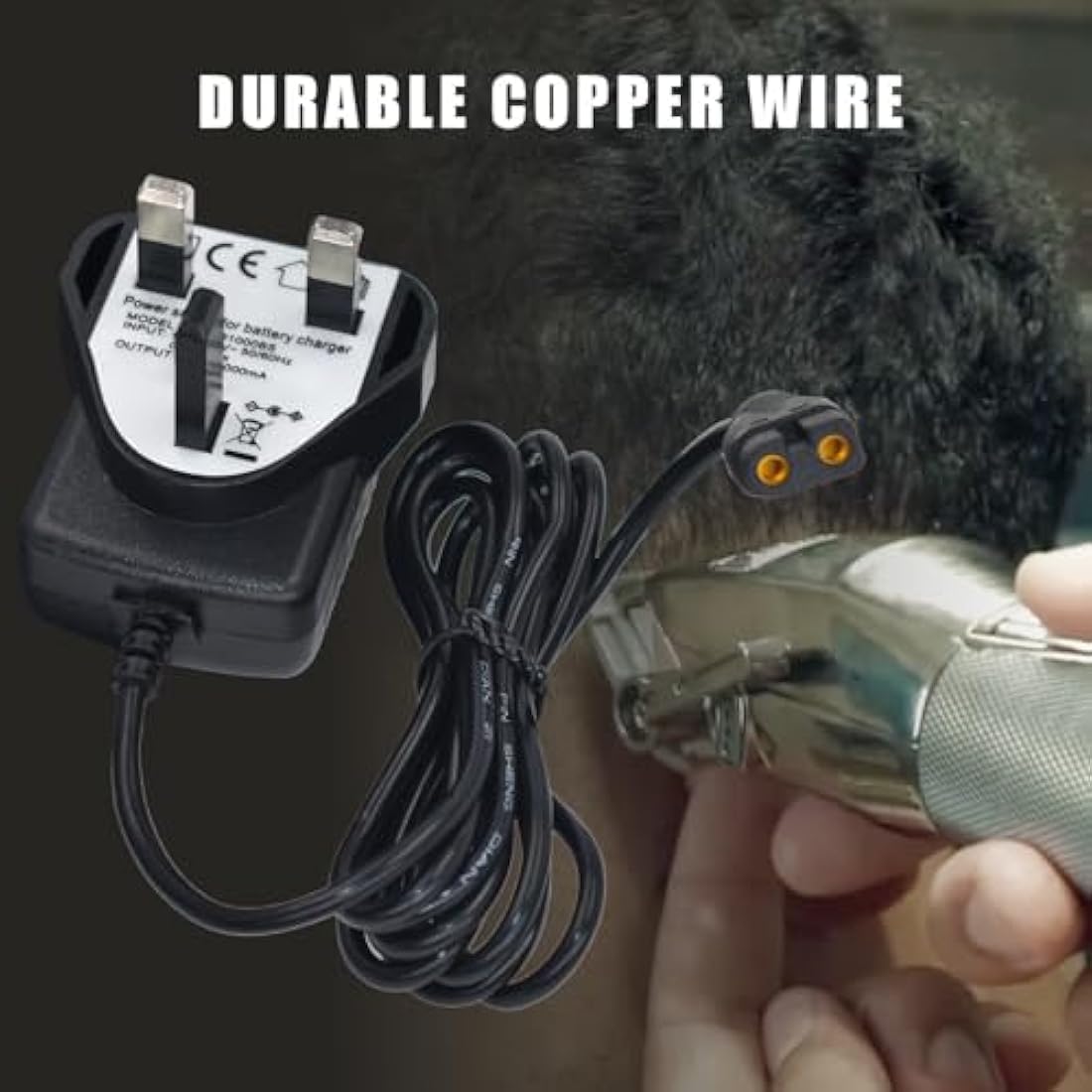 Replacment Charger for BaByliss PRO Trimmer,Power Adapter Compatible with BaByliss Hair Clippers Model PRO FX870 FX788 FX787 FXSSM FX820 FX726 FX825 Shaver Charging Cord