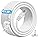 ikbc Long Ethernet Cable 50m, Cat 6 Cable 50m High Speed Internet Cable Outdoor Indoor, Gigabit Rj45 Cable Cat 6 UTP 23AWG Network Cable Waterproof LAN Cable White (50 Clips)
