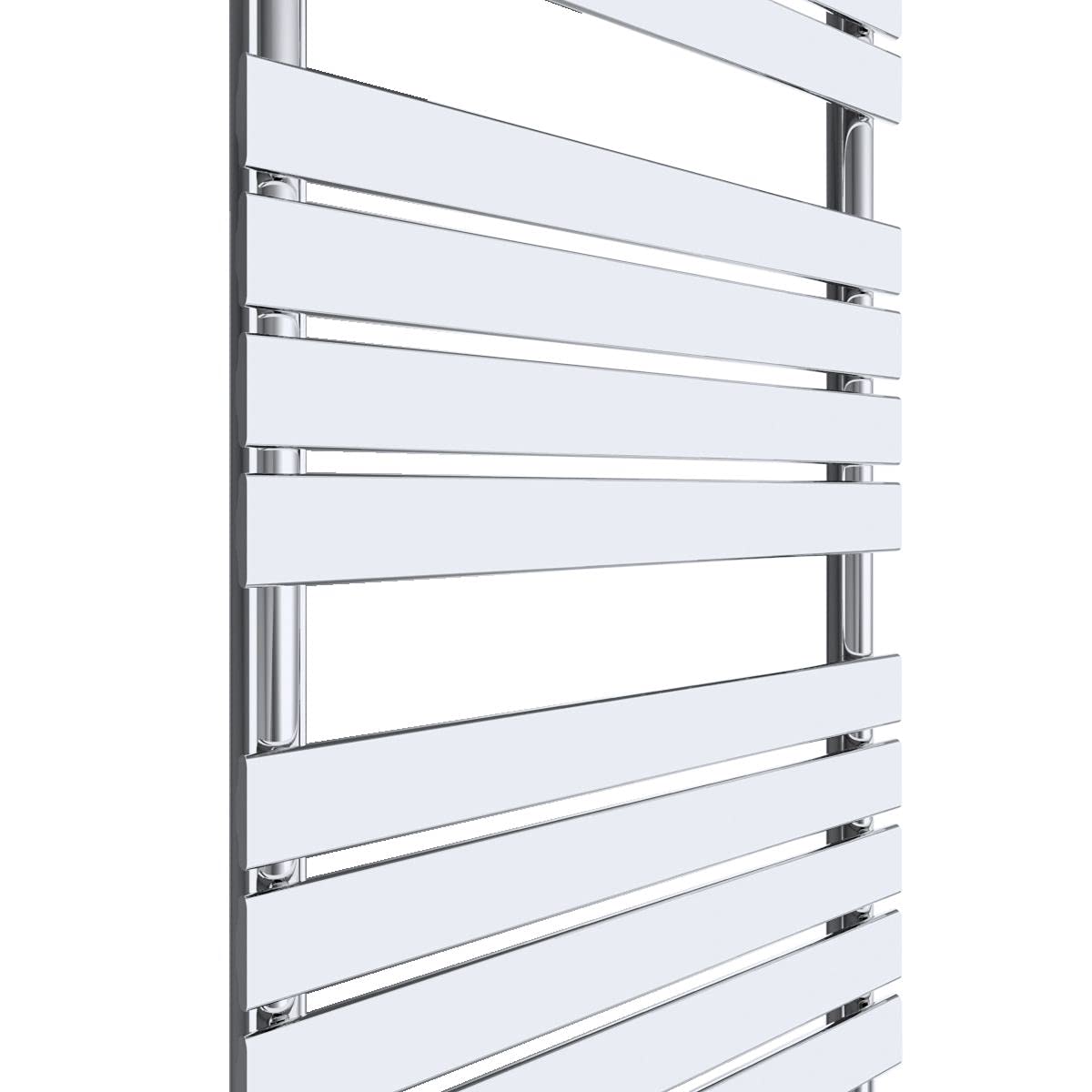 Warmehaus Flat Panel Heated Towel Rail Bathroom Radiator Chrome 1800x600mm