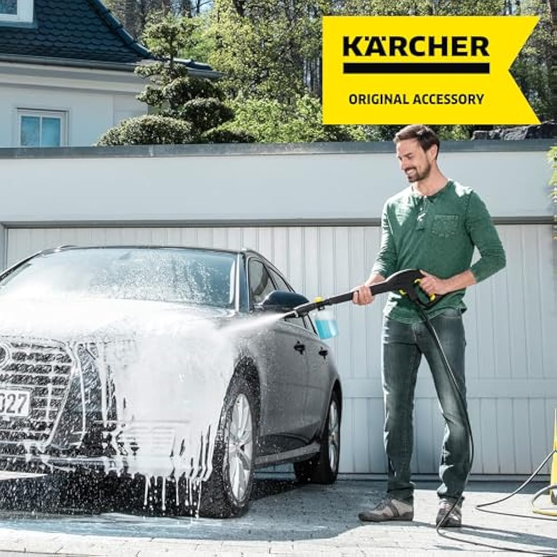 Kärcher 26431470 FJ6 Foam Jet Nozzle with 0.6 L Capacity Foamer for Pressure Washer Accessory, Multi