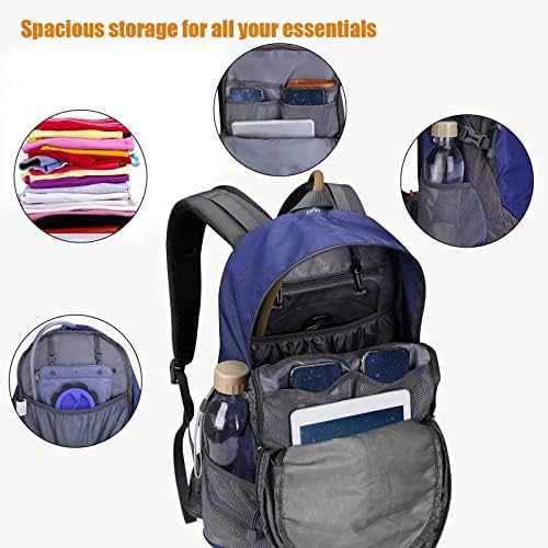 G4Free 35L Waterproof Hiking Backpack Outdoor Backpack Trekking Daypack for Camping Hiking Backpacking Climbing with Rain Cover