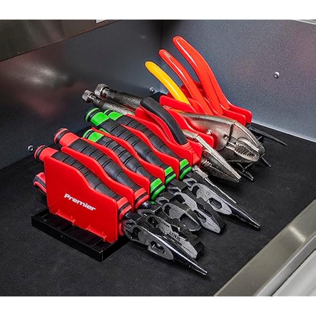 Sealey PR02 Pliers Rack, Red, 300mm